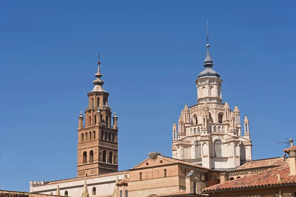 Torre do sino do Catheral de Tarazona, província de Zaragoza, Aragão — Fotografia de Stock