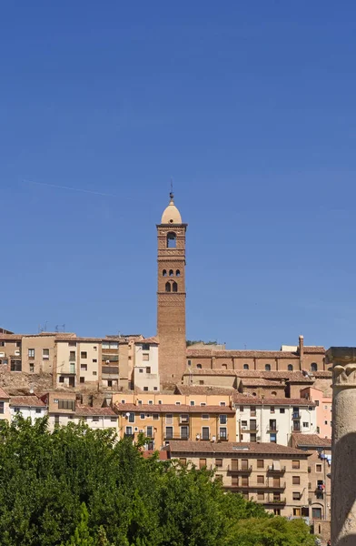 Vue sur Tarazona, province de Saragosse, Aragon, Espagne — Photo