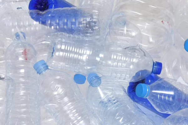 Plastic water bottle recycling — Stock Photo, Image
