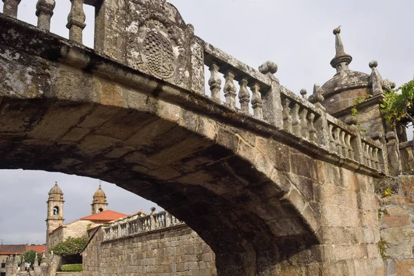 Kemer ve Fefinhanes ve San Benito, Cambados köprü. Pontevedra. Galiçya. İspanya