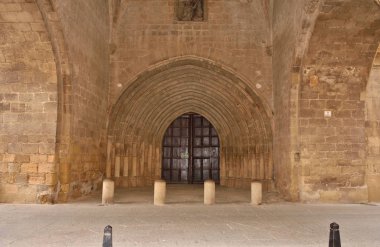 Portico of the Cathedral of Santo Domingo de la Calzada, ST.Jame clipart