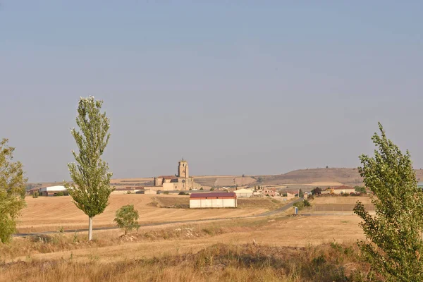 Köy, Sasamon, Burgos Eyaleti, İspanya — Stok fotoğraf