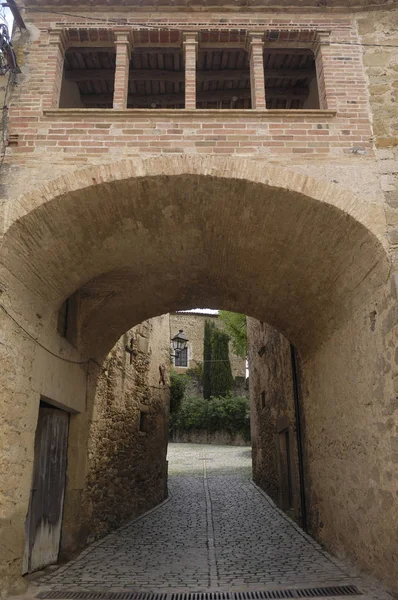 Pubol, Dali village, "Triangulo Deliniano", Baix Emporda, Girona , — стоковое фото