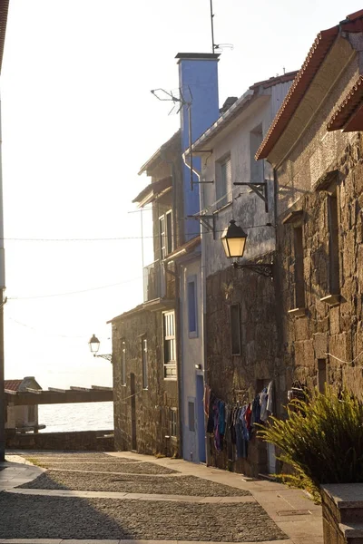Pueblo pesquero de Cambados, provincia de Pontevedra, Galicia, España — Foto de Stock