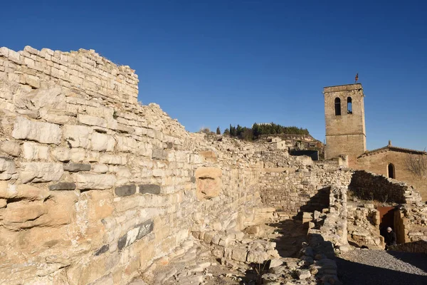 Kyrkan Santa Maria i Guimera, Lleida-provinsen, Katalonien, Spanien — Stockfoto