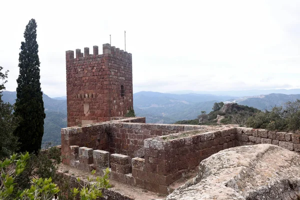 Klášter Escolnarbou, Tarragona province, Katalánsko, Španělsko — Stock fotografie