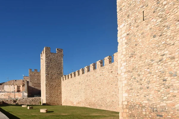 Stěny z Montblanc v Tarragona province, Katalánsko, Španělsko — Stock fotografie