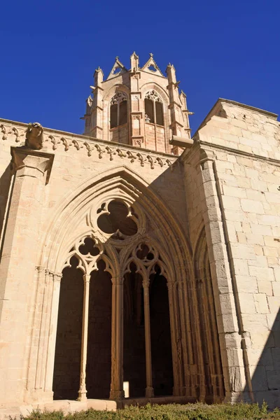 Klostret i Vallbona de les Monges, Lleida-provinsen, Catalonia, — Stockfoto