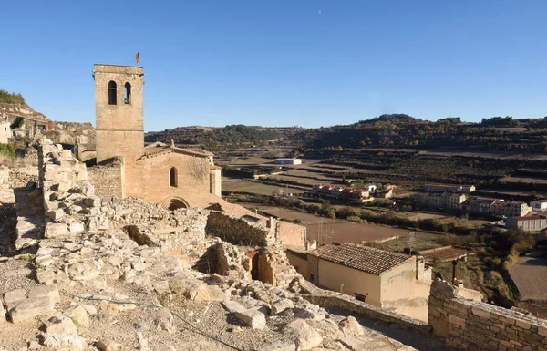 산타 마리아 교회 Guimera, 레이다 지방, 카탈로니아에 Spai — 스톡 사진