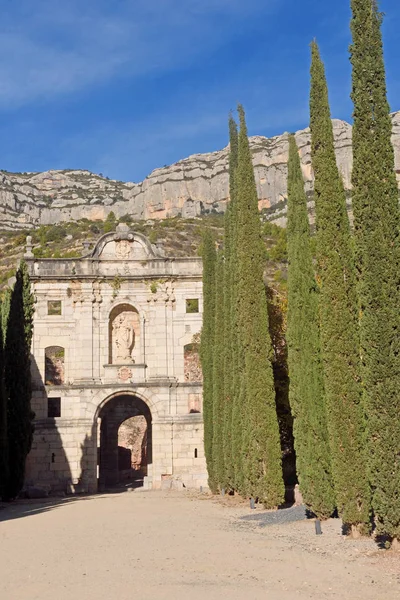 Carthusian of Escaladei in the Priorat, Tarragona province, Cata — Stock Photo, Image