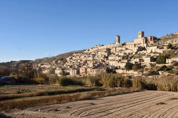 Guimera ortaçağ şehir Lleida Eyaleti, Katalonya, Spai — Stok fotoğraf