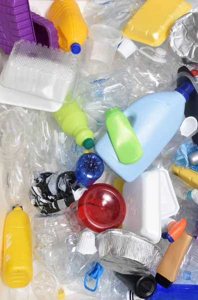 Zbliżenie z tworzyw sztucznych recykling — Zdjęcie stockowe