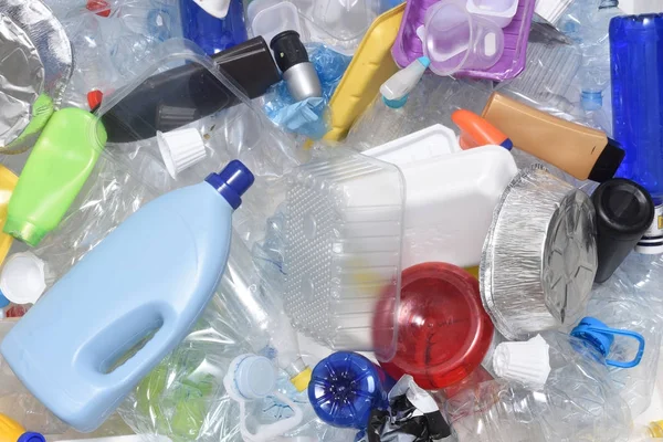 bir geri dönüşüm plastik yakın çekim