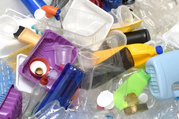 bir geri dönüşüm plastik yakın çekim