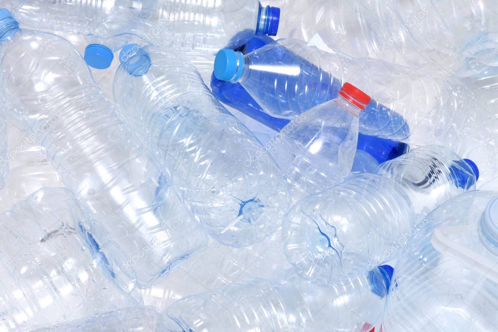 Plastic water bottle recycling