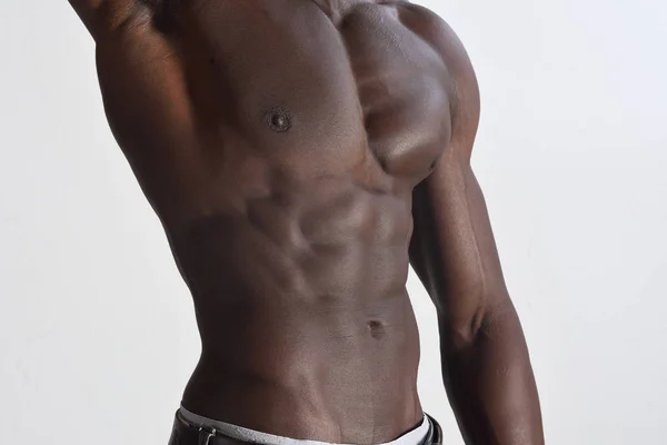 아프리카 남자의 몸통 — 스톡 사진