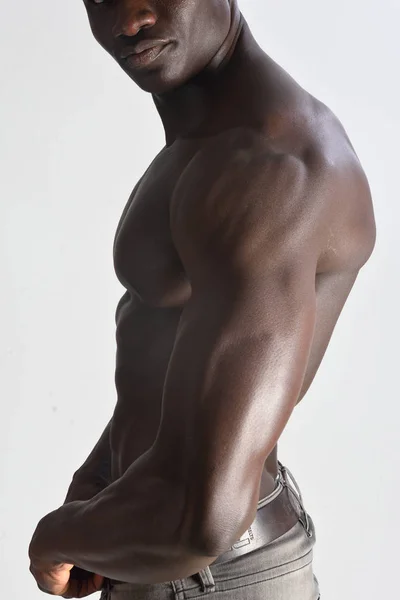 Torso of a african man — Stock Photo, Image