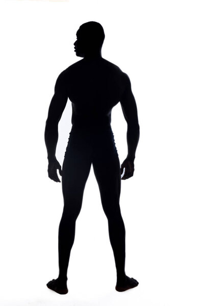 full portrait of an African man
