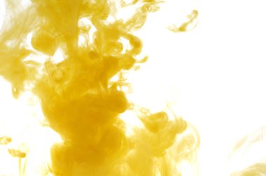 renk beyaz arka plan ile suda çözünmüş