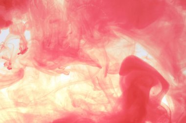 renk beyaz arka plan ile suda çözünmüş