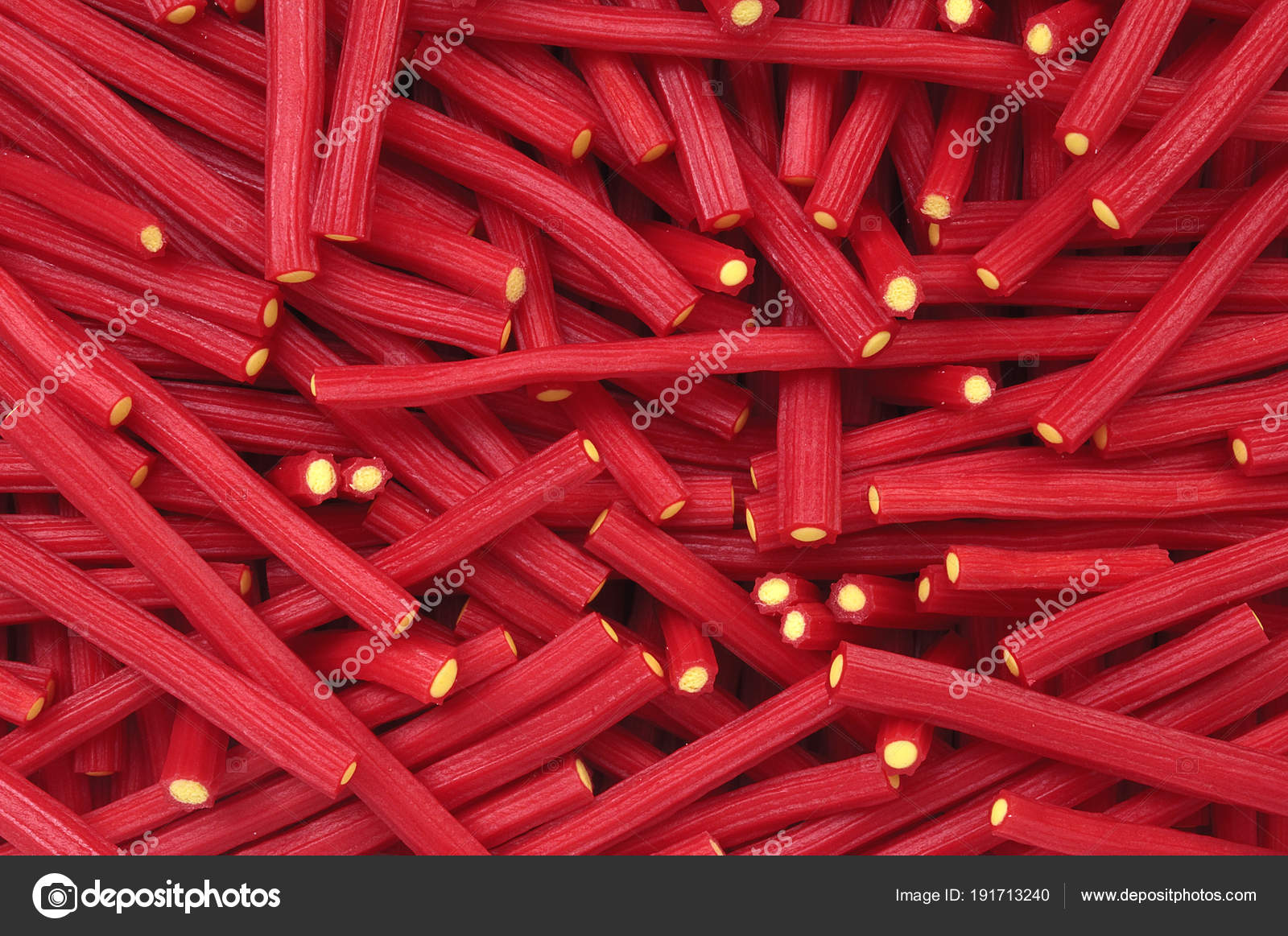 Closeup of red licorice candy — Stock Photo © MariaiC 191713240