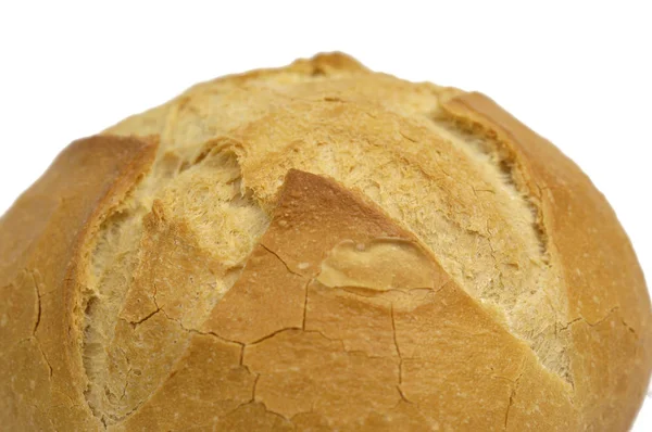 Testurizzato di pane artesiano su bianco — Foto Stock