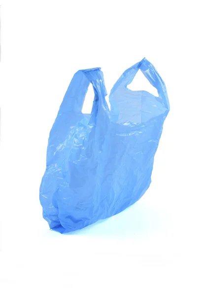 plastik torbanın üzerinde beyaz izole