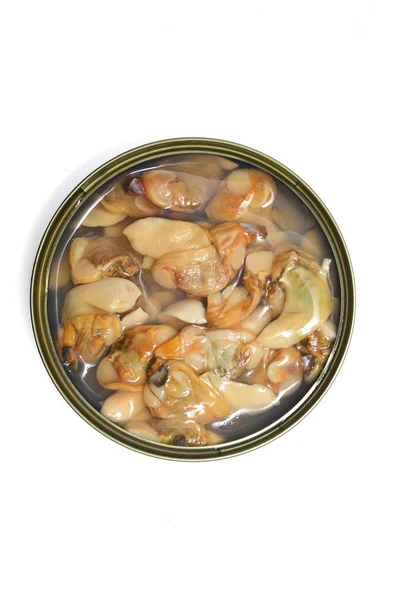 can of clams isolated