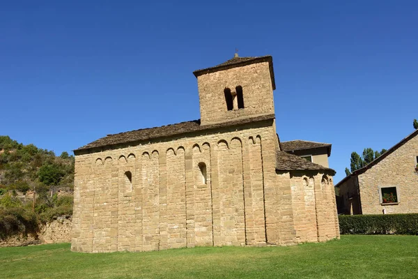 Kyrkan Sant Caprasio Santa Cruz Seros Det Huesca Aragonien Spanien — Stockfoto