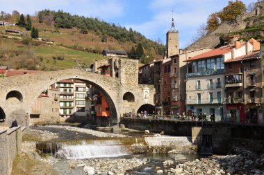 Yeni Camprodon Köprüsü, Girona ili, Katalonya, İspanya