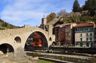 Yeni Camprodon Köprüsü, Girona ili, Katalonya, İspanya