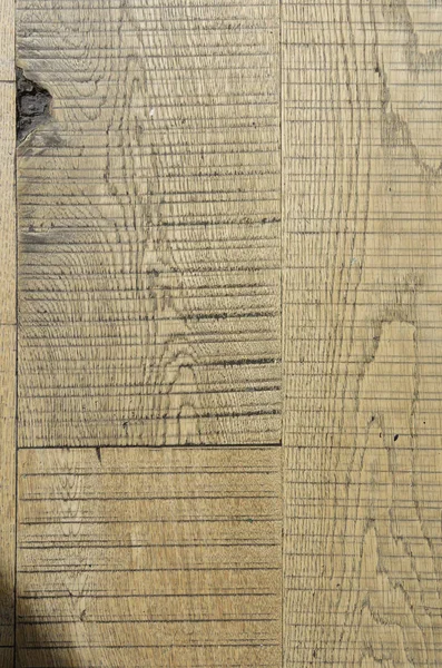 Photo of a scratched wood floor with cut texture — Stock Photo, Image