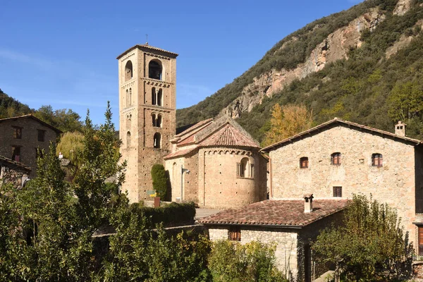 Romanesque church of Sant Cristofor of Beget, Alta Garrotxa, Gir — 스톡 사진