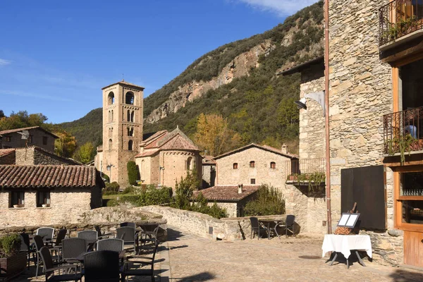 Villaggio di Beget, Alta Garrotxa, Girona, Spagna — Foto Stock