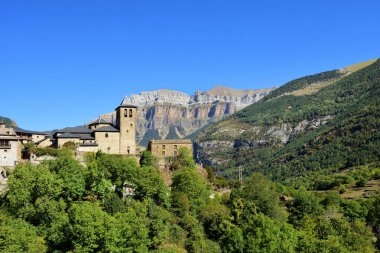 Torla, Ordesa ve Monte Perdido köyü, Ulusal Park, Huesca ili, Aragon, İspanya