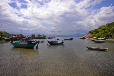 Cam Ranh plajı, Khanh Hoa, Vietnam - 09 Ekim 2016