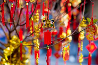 ay yeni yıl süslemeleri