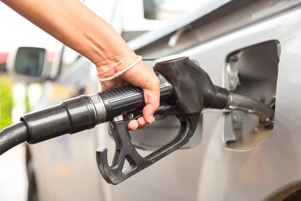 Fill Fuel Gas Station — Stock Photo, Image