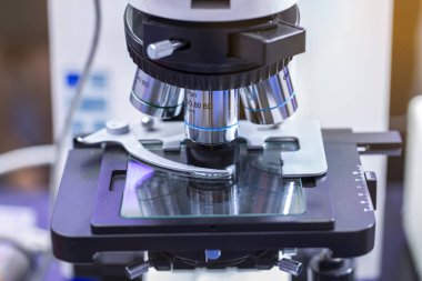 laboratuvar mikroskop. Bilim ve Sağlık Araştırma backgr