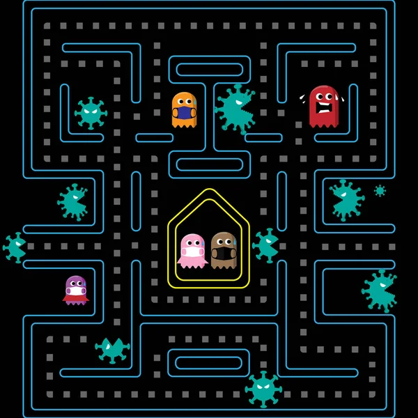 Pacman Pac-Man Jogos Jogo De - Gráfico vetorial grátis no Pixabay - Pixabay