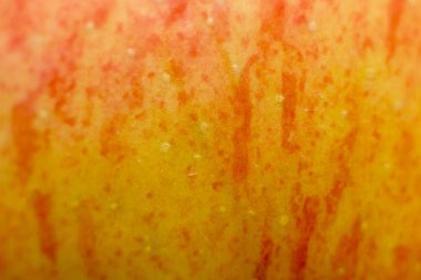 Kırmızı Elma makrosu. Fotoğraf. Arkaplan.