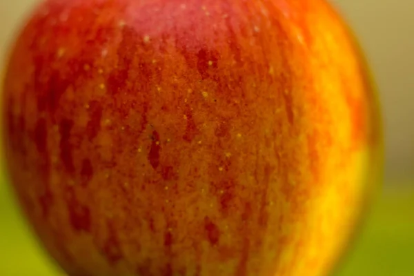 Red Apple macro. Photo. Background. — Stock Photo, Image
