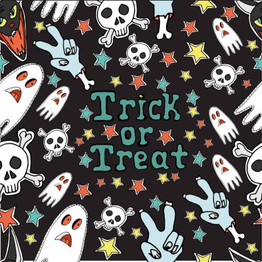 Cadılar Bayramı concept.seamless desen