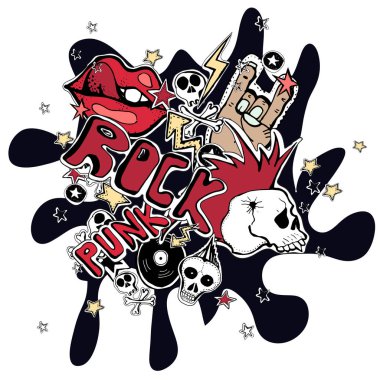 Şirin nakış yamalar ve çıkartma koleksiyonu. Serseri dea değil