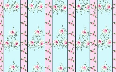  küçük ölçekli çiçek çiçek desenli. 