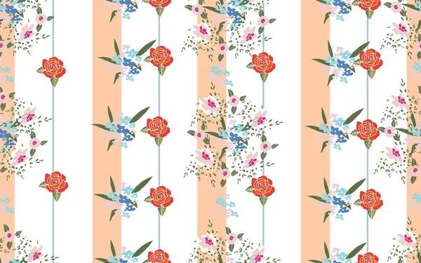  küçük ölçekli çiçek çiçek desenli. 