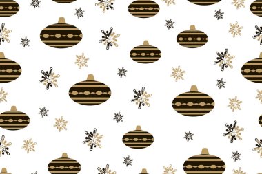 Moda Dikişsiz Noel desen altın kar tanesi ve gl ile