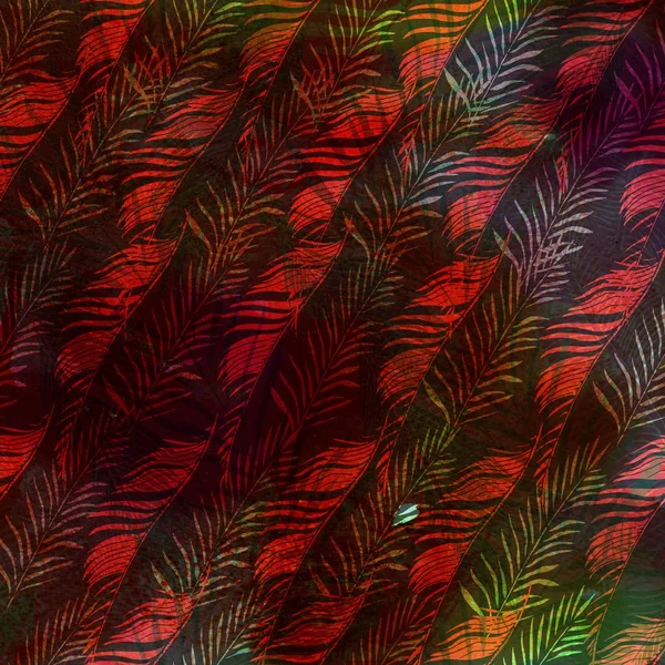 Aquarell strukturierte nahtlose Muster. Tropischer Hintergrund. Hand — Stockfoto