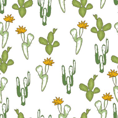 Vahşi Batı sorunsuz arka plan. Kaktüs, peyote, bizon kafatası. PA