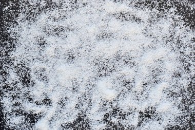 Metin için yer ile yeni yıl tebrik kartı. Yukarıdan görüntülemek. 